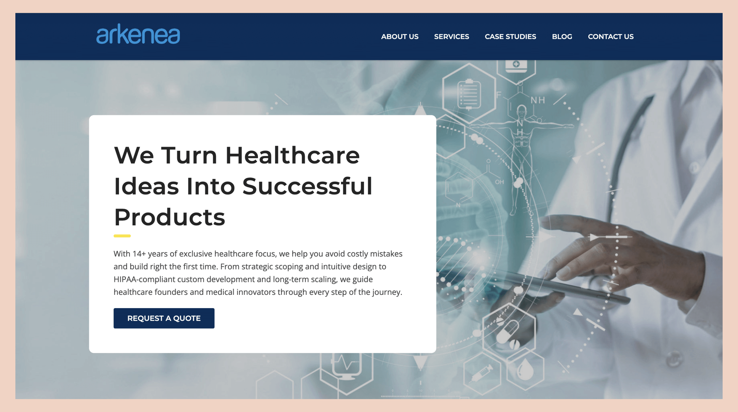 Arkenea homepage.png