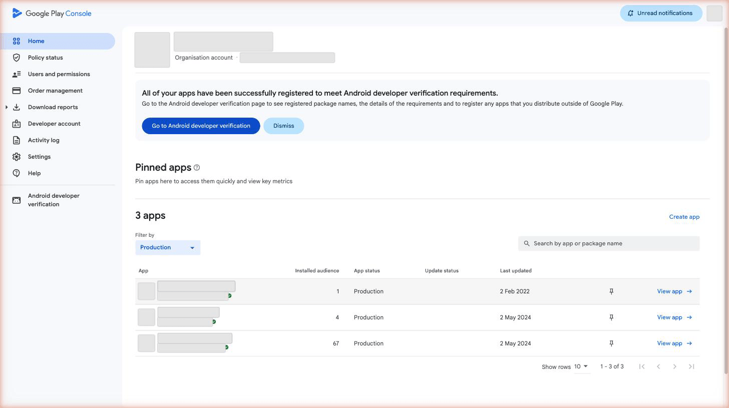Google Play Console Home.png