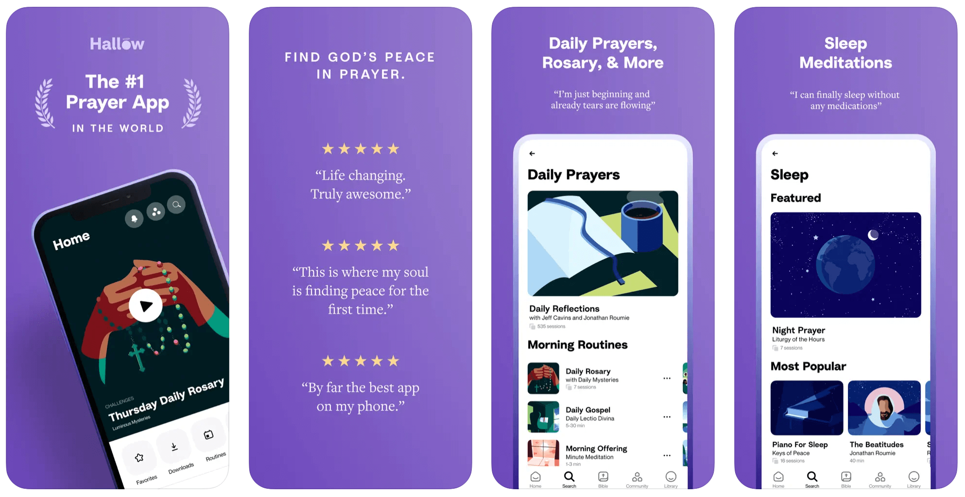 Hallow mobile application