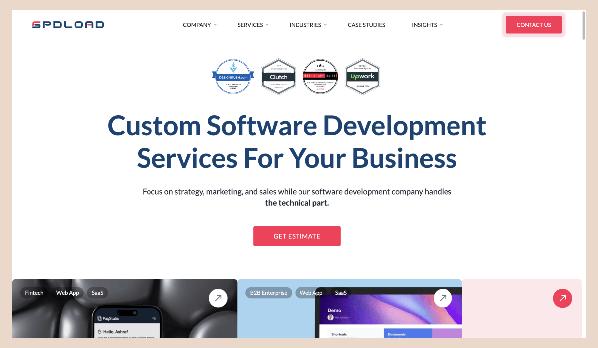 SPDLoad homepage.png